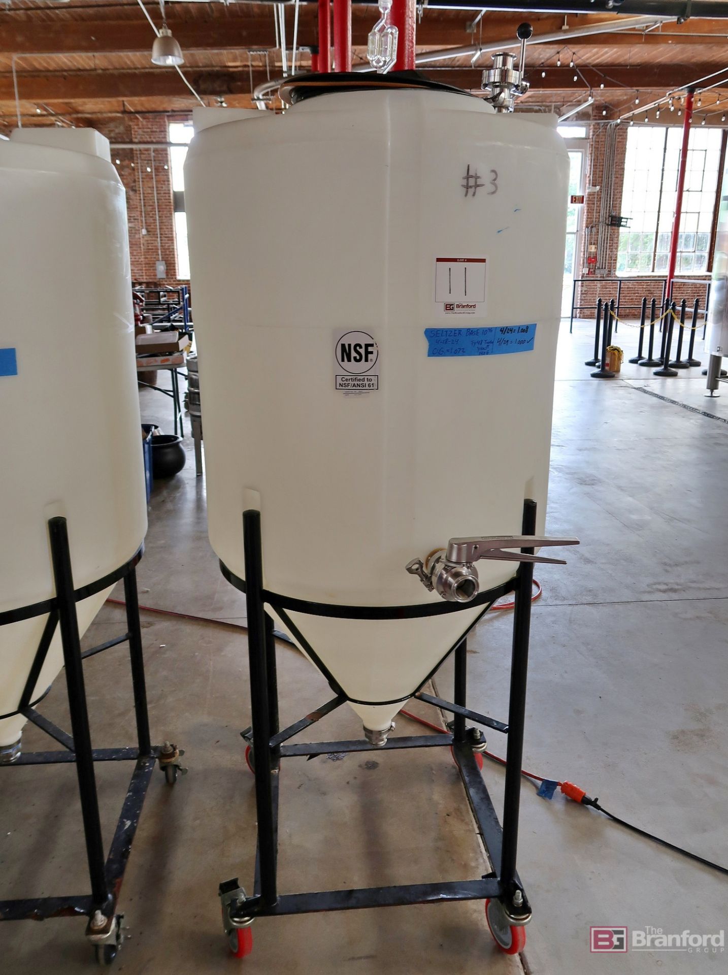 Polyconicial Fermentation Tank