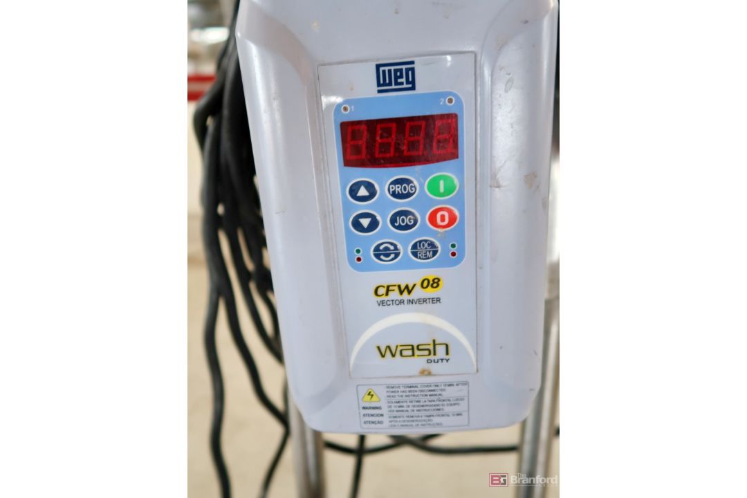 Centrifugal Transfer Pump; w/ WEG Wash Duty CFW08 2-HP Motor - Image 2 of 5