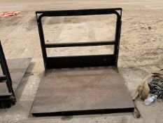 Forklift metal pallet