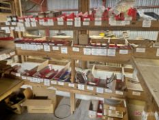 Contents of Shelving inc couplings, gauges, etc