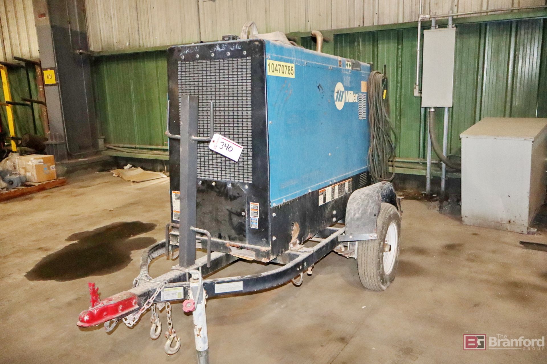 Miller Big Blue 500 Pro welder with trailer