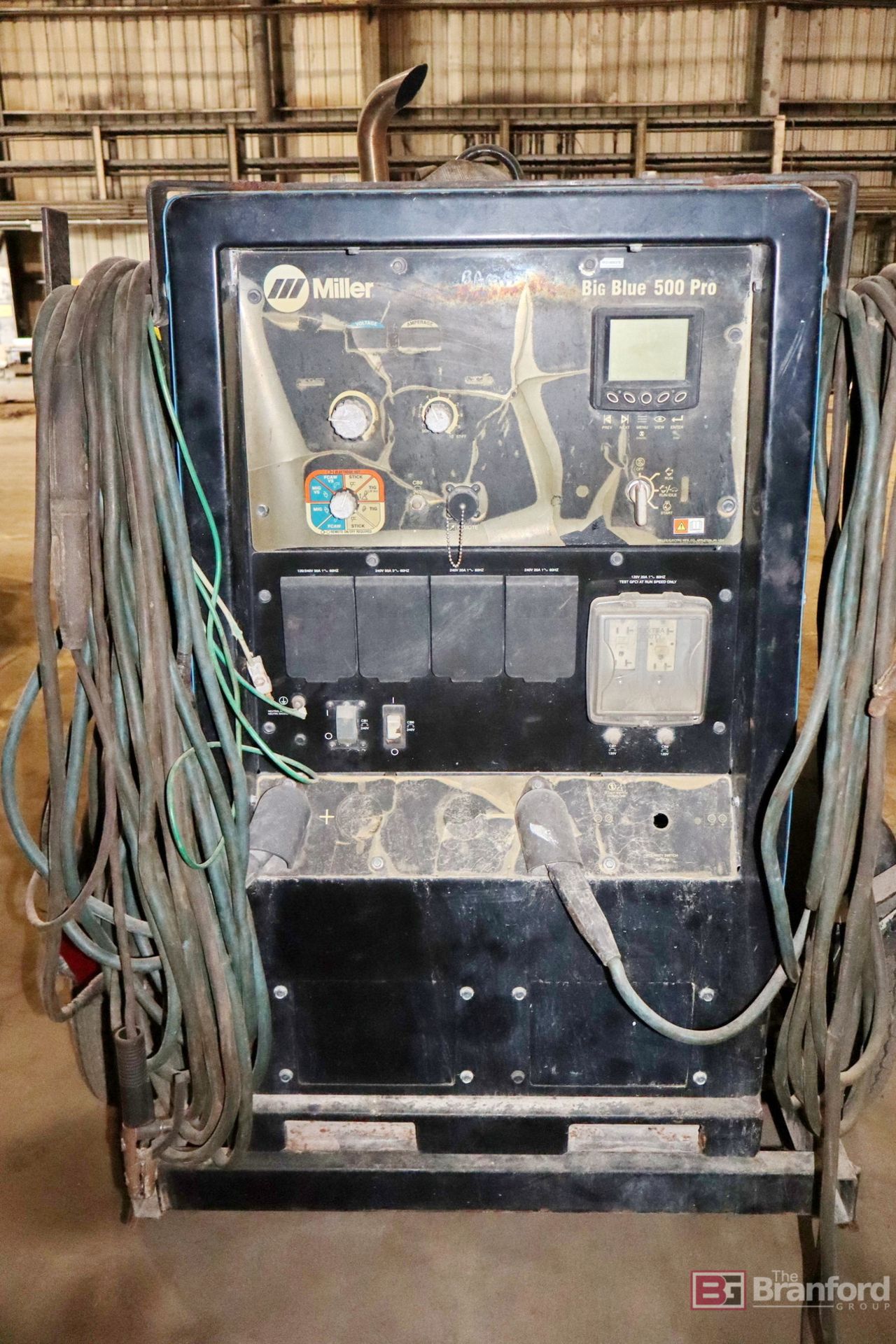 Miller Big Blue 500 Pro welder with trailer - Image 4 of 4