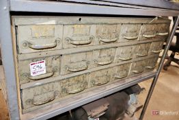 Metal Tool Bin w/ Contents