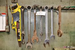 Lot of Large Wrenches & Tools