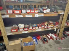 Contents of Shelving inc pumps, valves, rods, cylinders, etc