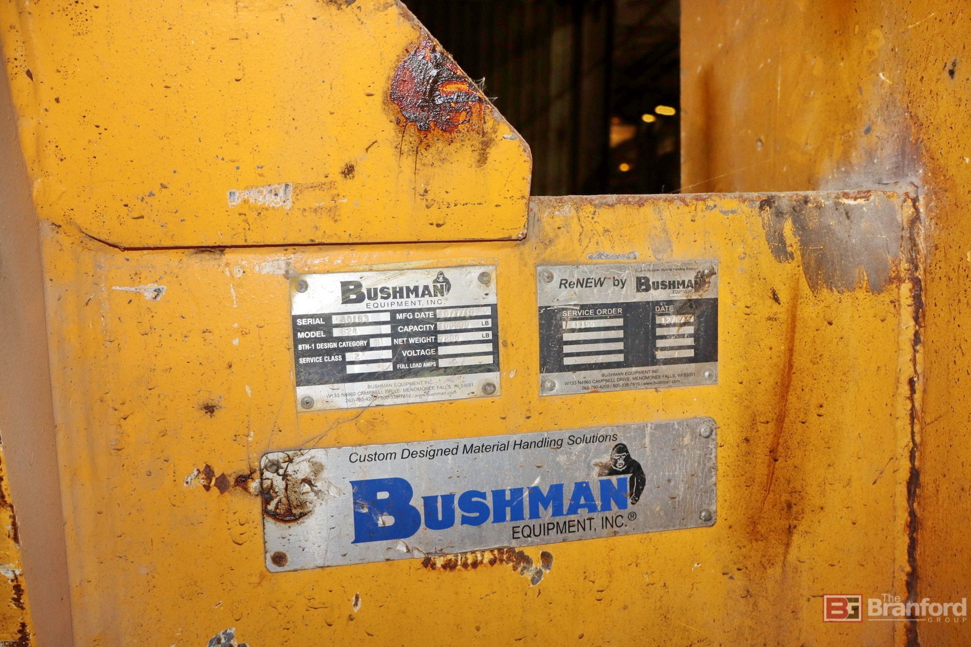 Bushman 624 50-Ton C-Hook - Image 3 of 3