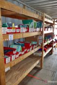 Contents of Racks inc Bearings, etc