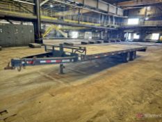 PJ Trailer Flatbed model F8 (24') bumperpull, GVWR 12,000 lbs