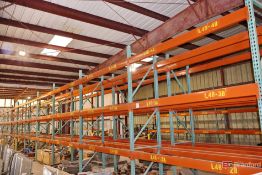 (51) Sections of Pallet Racking, no contents