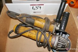(2) DeWalt Grinders