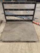 Weldcoa Forklift metal pallet IPSL 3R-BKNS