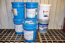 (7) buckets of hydraulic oil including Chevron 1000 THF
