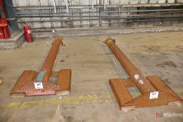 (2) Forklift Jibs