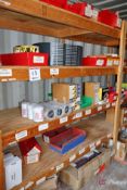 Contents of Racks inc oil filters, fuel filters, welder filters, air filters, rope, etc