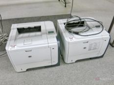 (2) HP Laserjet Model P3015 Printer