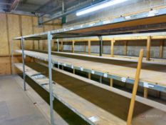 (3) Sections Unistrut Custom Made Shelving
