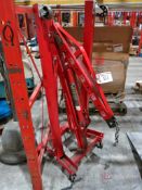 Big Red 8-Ton Cap. Engine Hoist w/ Adjustable Arm Boom