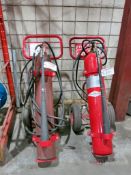 (2) Model 333 & 334 50-Lb/100-Lb Carbon Dioxide Fire Extinguisher
