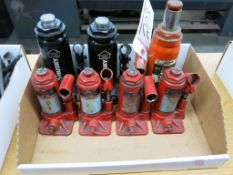 (7) Hydraulic Bottle Jacks