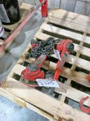 (2) Dayton 1.5-Ton Chain Comealongs