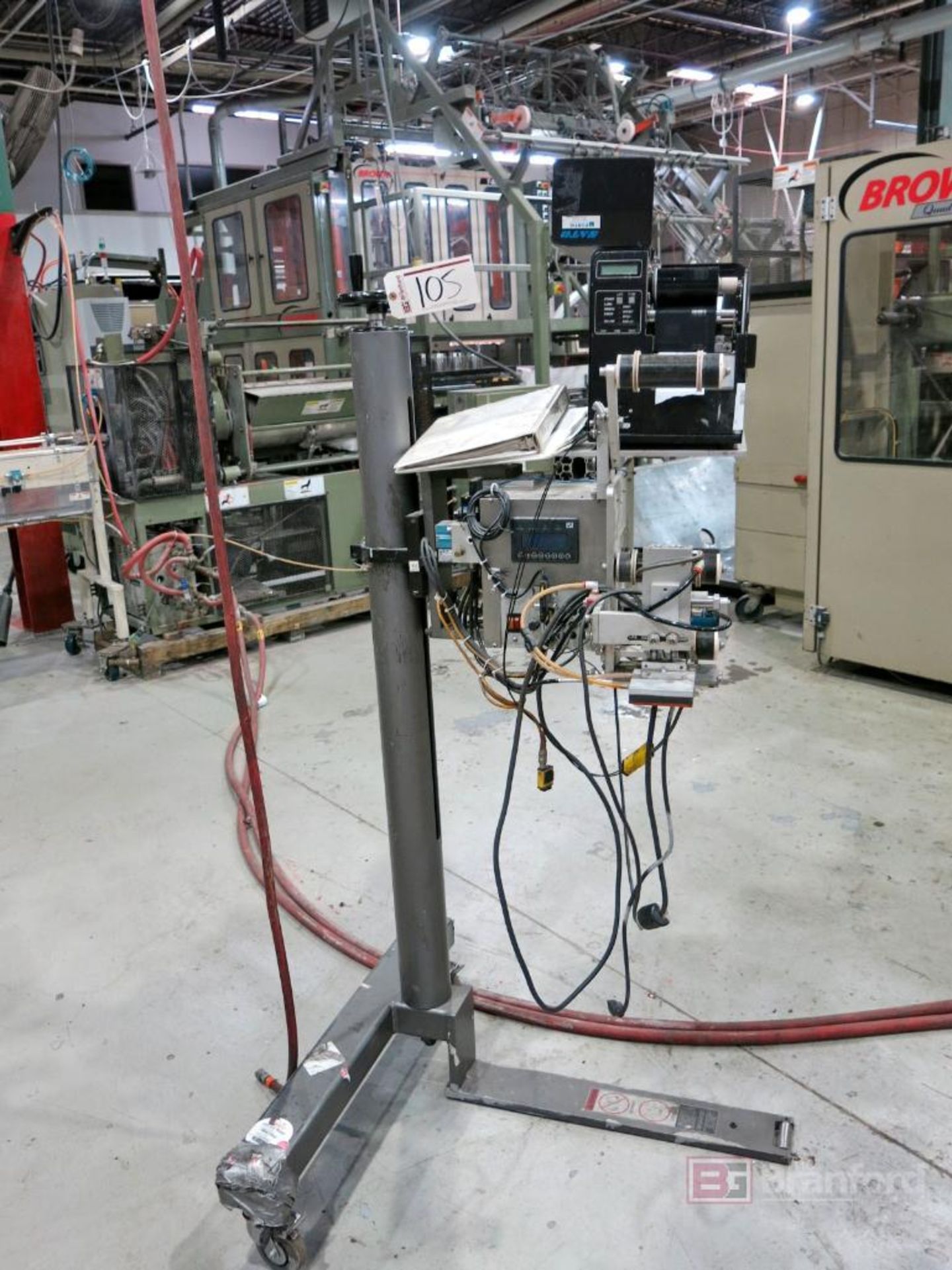 LSI Model 40-62 Label Applicating System w/ LSI Digital Controls