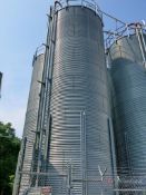 Brock 36' T x 12' Dia Resin Storage Silo, Funnel Base, Bolt-together Construction