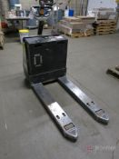 Crown Electric Walk Behind Pallet Jack w/ Integrated Charger