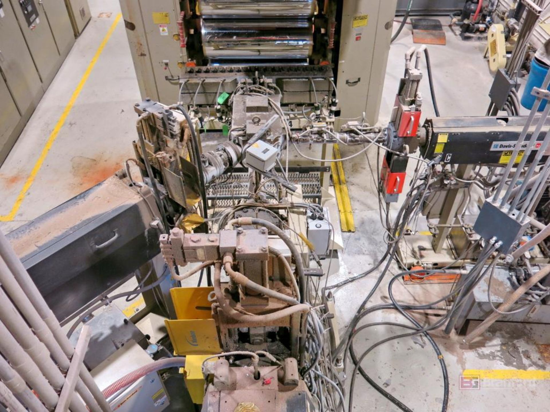 BULK BID for Entire Davis-Standard 3-Layer Sheet Line; Brown Thermoformer; Trim Press (Lots 35-37) - Image 2 of 11