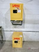 (2) Securall Single Drawer Flammable Liquid Storage Cabinets