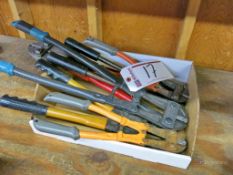 Lot of Bolt Cutters & Crimpers