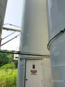 Peabody TecTank Approx. 36' T x 12' Dia. Resin Storage Silo