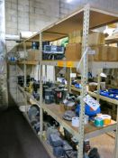 (3) Sections of Teardrop Style Medium Duty Racks w/ Contents