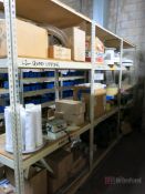 (3) Sections of Teardrop Style Medium Duty Racks w/ Contents