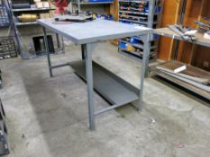 Heavy Duty 6' Steel Top & Base Table