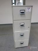 (4) Vertical Fireproof File Cabinets
