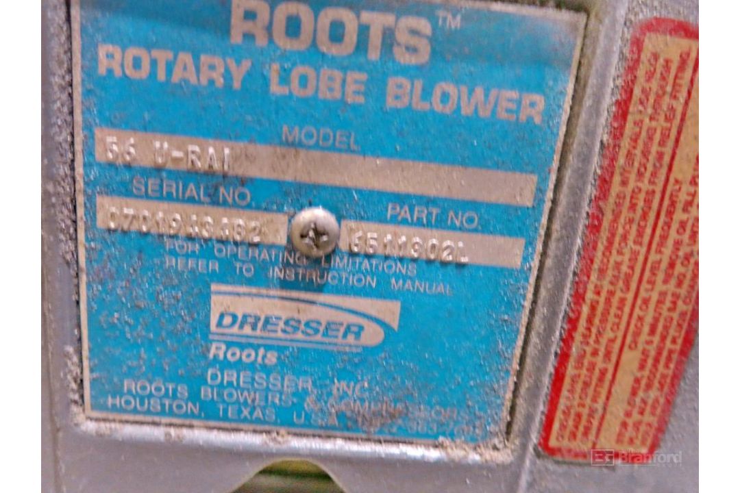 Roots Model 96U-F11 Rotary Lobe Blower - New - Image 2 of 2
