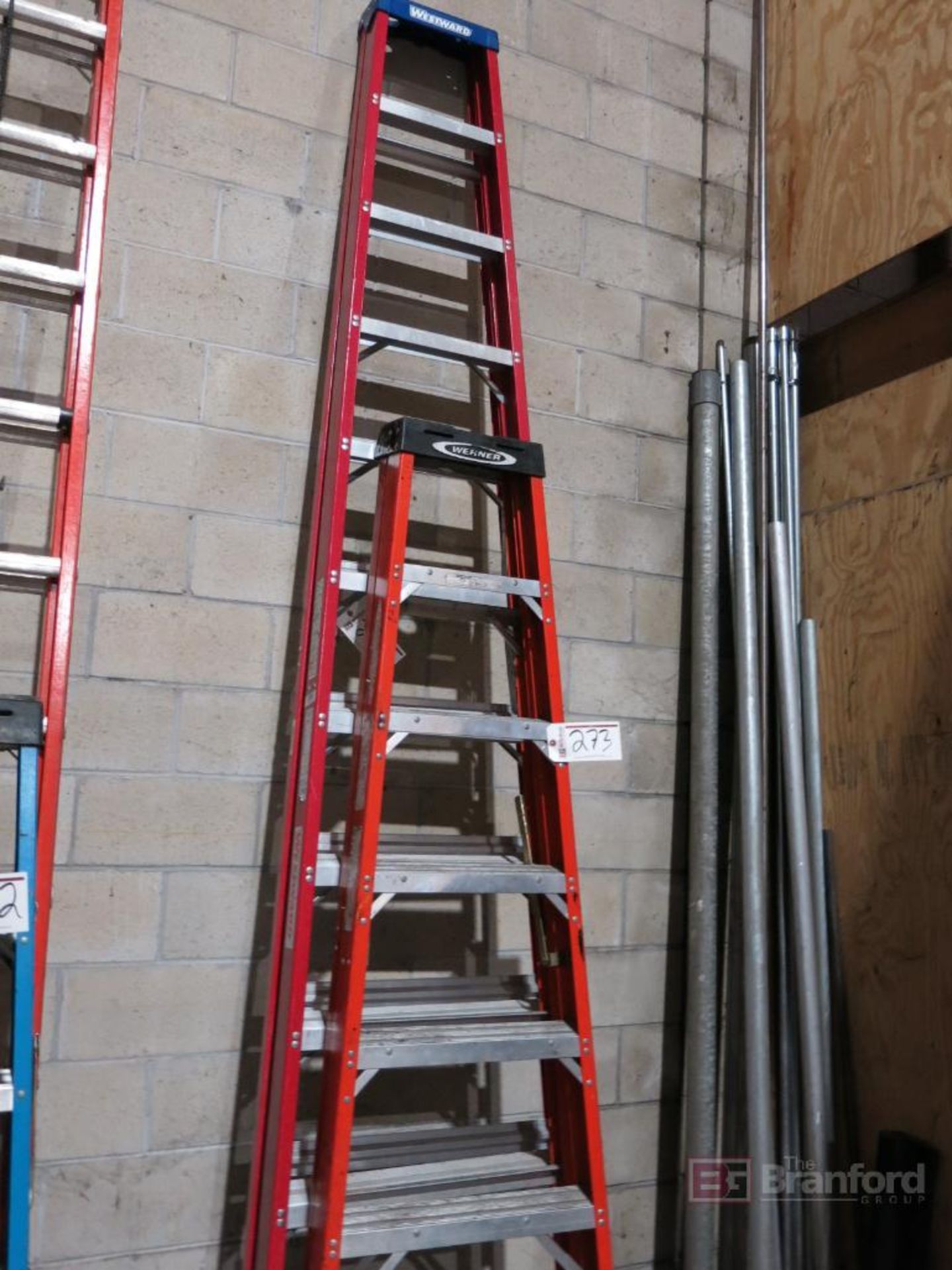 Werner 12' & 8' A-Frame Fiberglass Ladders