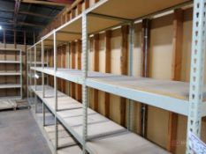 (13) Sections of Teardrop Style Medium Duty Adjustable Shelving