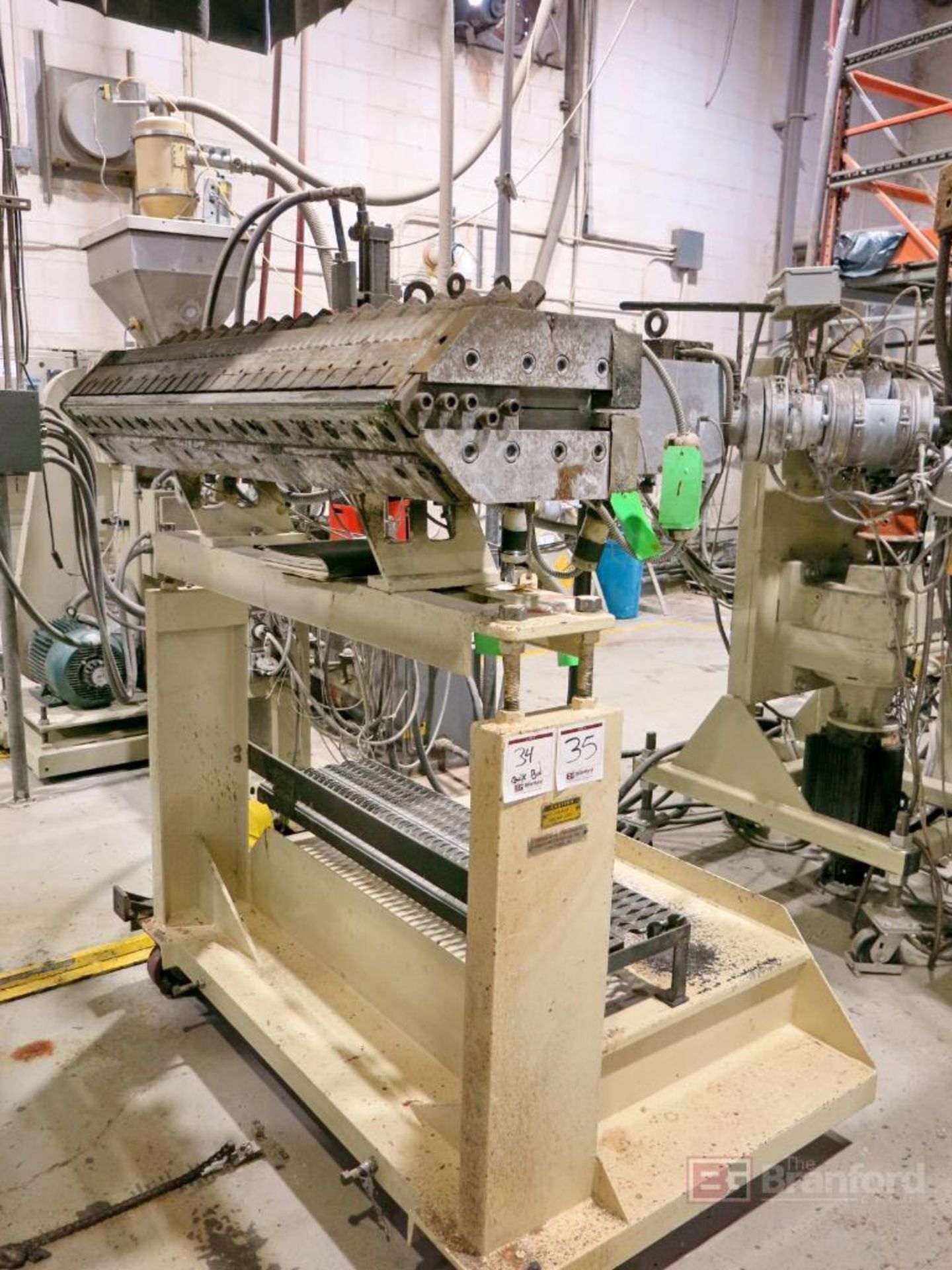 BULK BID for Entire Davis-Standard 3-Layer Sheet Line; Brown Thermoformer; Trim Press (Lots 35-37) - Image 3 of 11