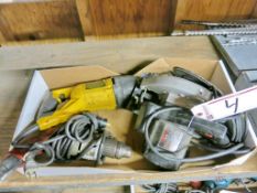 Lot of Assorted Power Tools