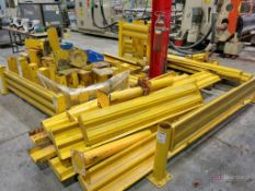 Large lot of Safety Guard Rails Incl Crossmembers & Uprights