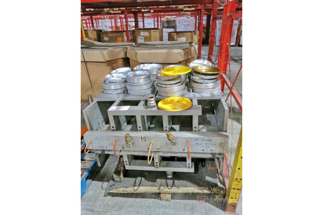 10" Plate Thermoforming Mold & Trim Die Set - Image 1 of 6