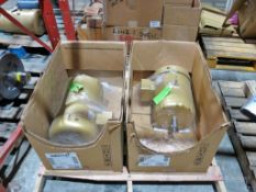 (2) Baldor 10-HP Electric Motors