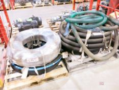 (2) Pallets of High & Low Density Plastic Hose