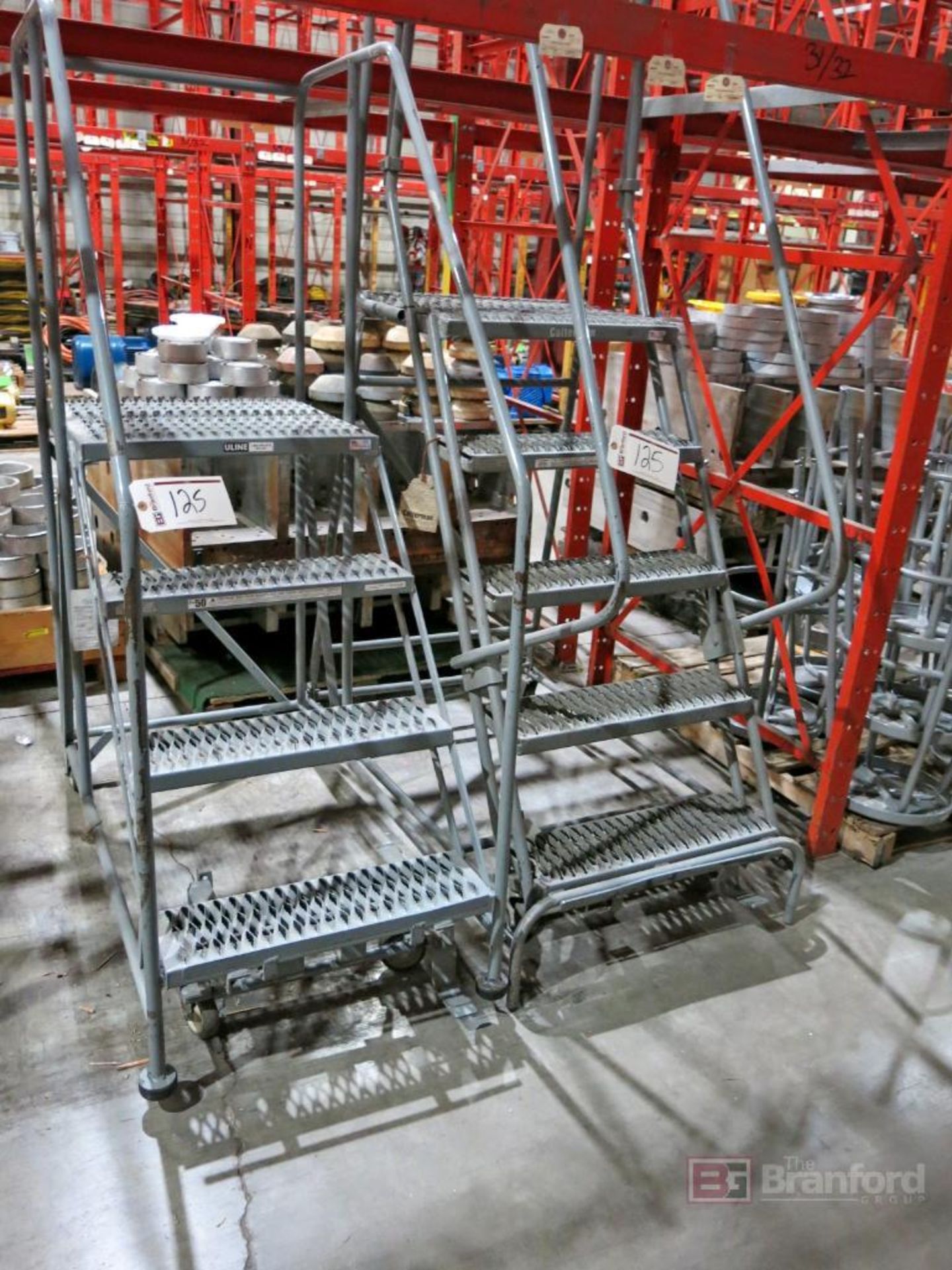 4-Step Portable Staircase, 5-Step Portable Staircase - Image 2 of 2