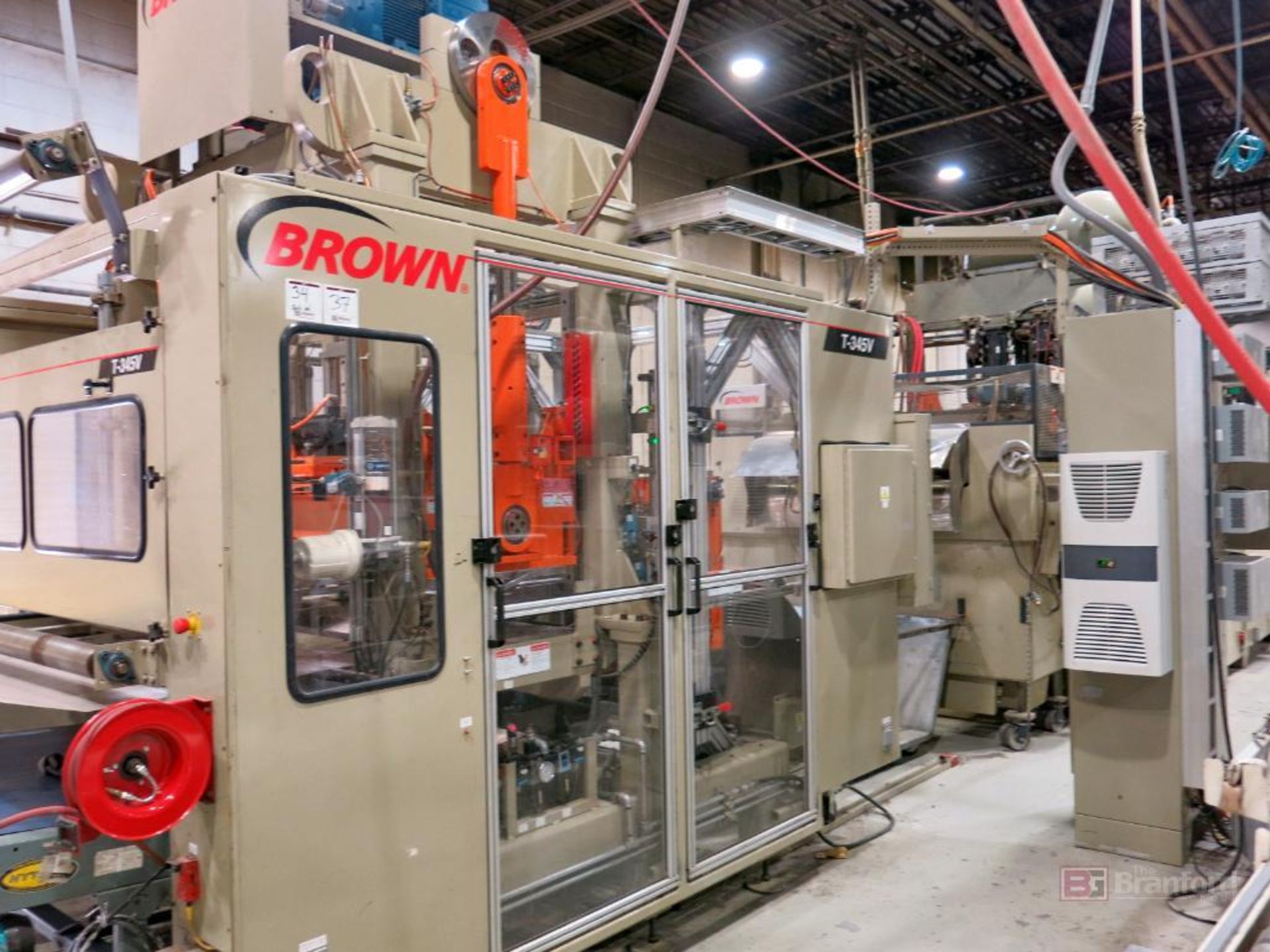 BULK BID for Entire Davis-Standard 3-Layer Sheet Line; Brown Thermoformer; Trim Press (Lots 35-37) - Image 8 of 11