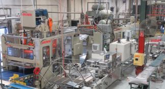 BULK BID for Entire Davis-Standard 3-Layer Sheet Line; Brown Thermoformer; Trim Press (Lots 35-37)