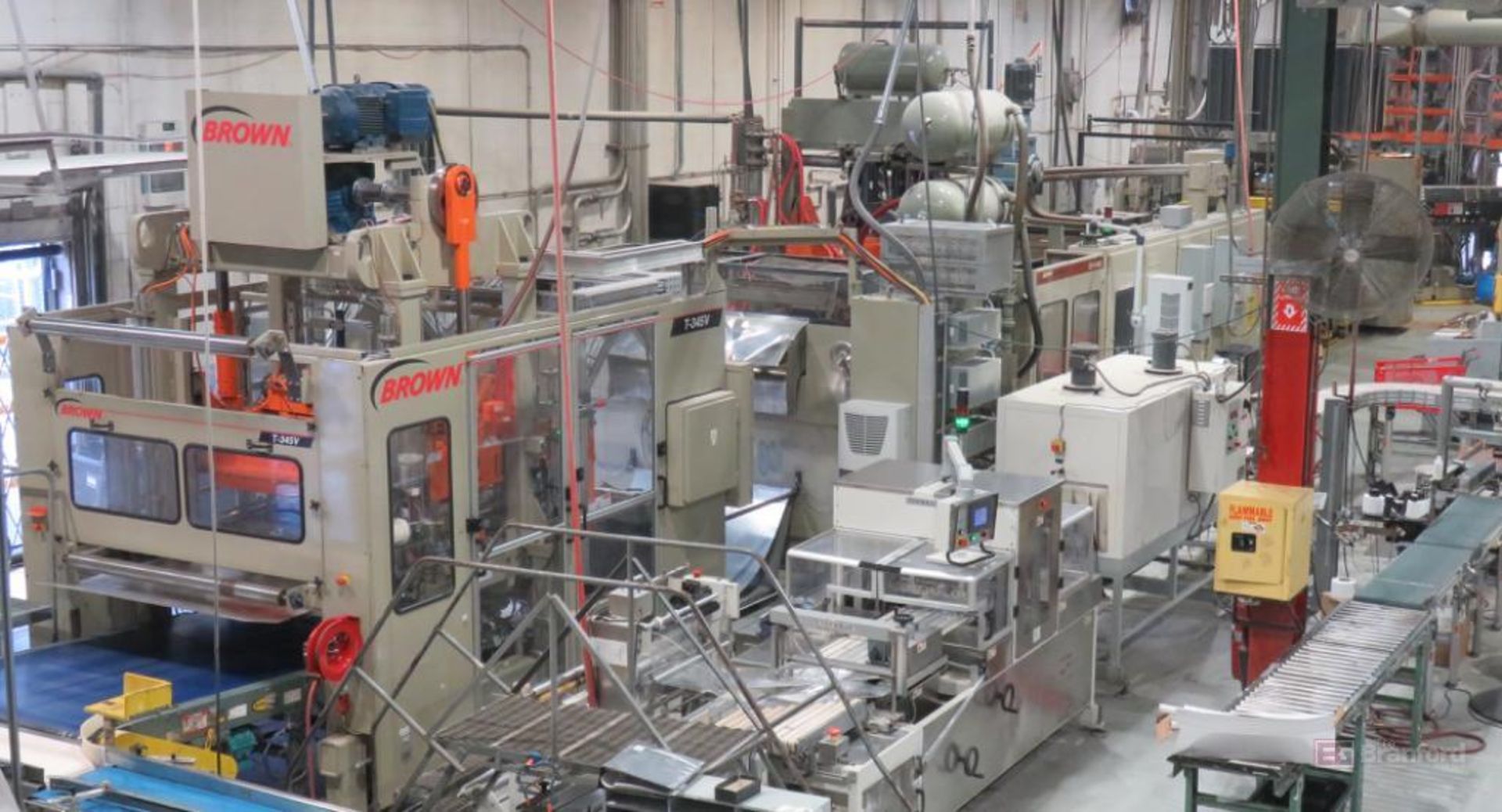 BULK BID for Entire Davis-Standard 3-Layer Sheet Line; Brown Thermoformer; Trim Press (Lots 35-37)