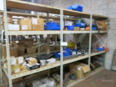 (3) Sections of Medium Duty Racks w/ Contents