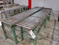 (2) Roller Top Conveyors
